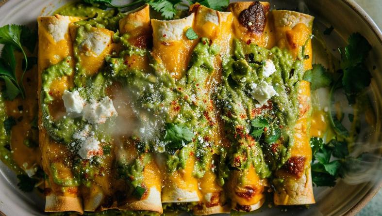 zelene enchilade, enchiladas verdes