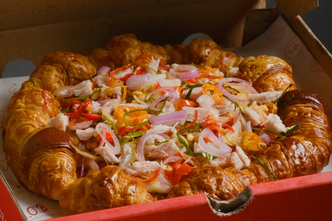 croissant pizza
