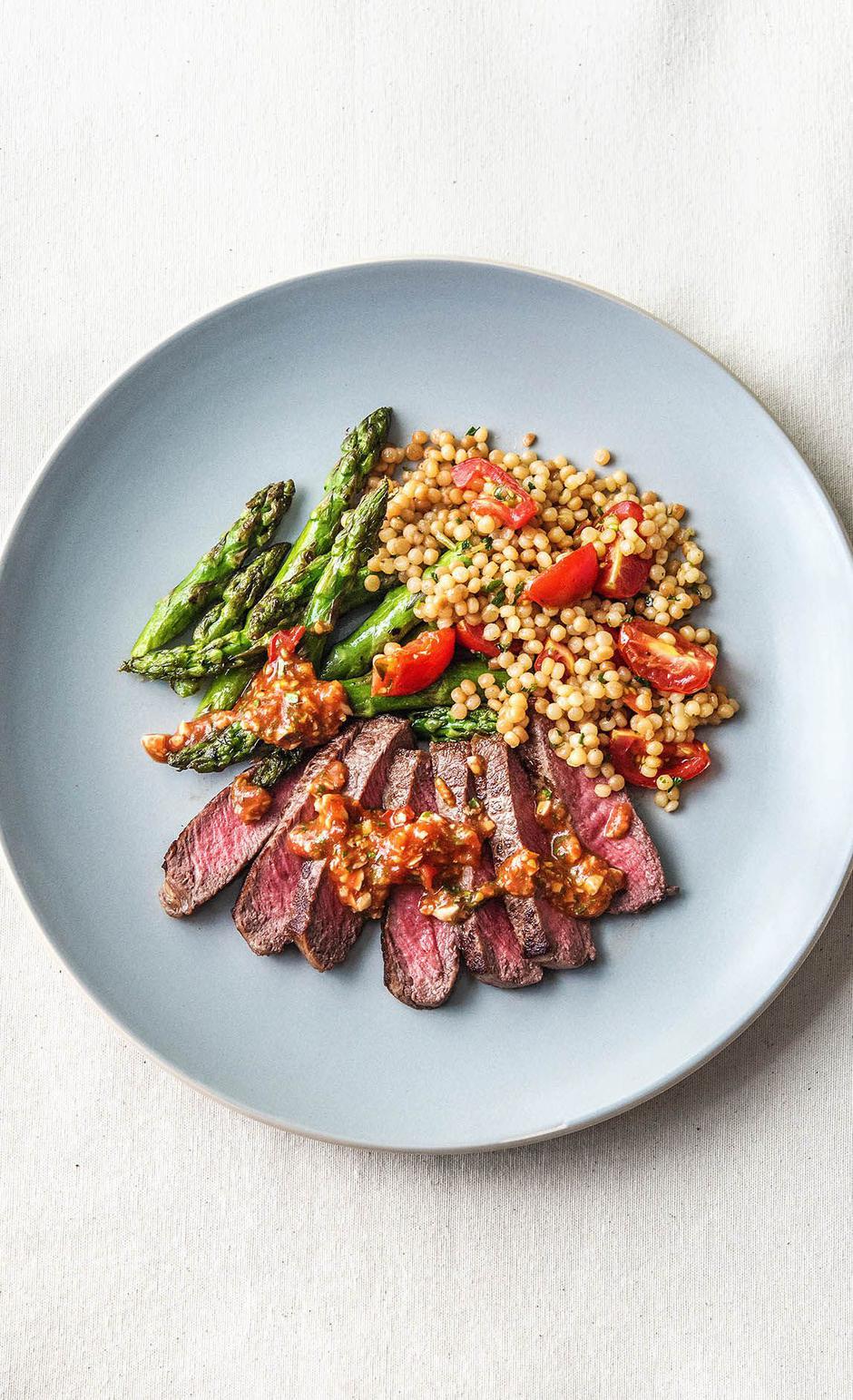 steak i kuskus | Author: HelloFresh/Pinterest