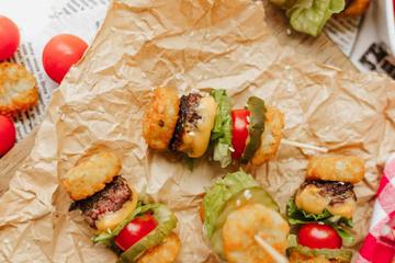 Cheeseburger ražnjći
