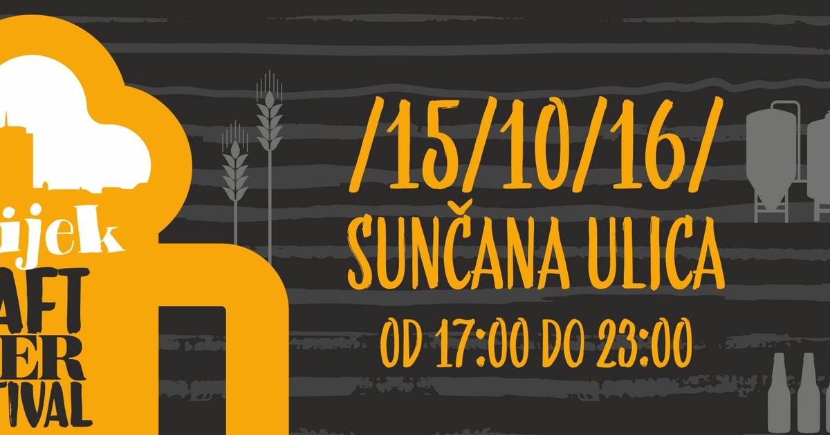 Sunčanom stranom ulice 1. Osijek Craft Beer Festival