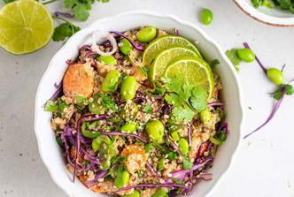 šarena azijska salata s kvinojom