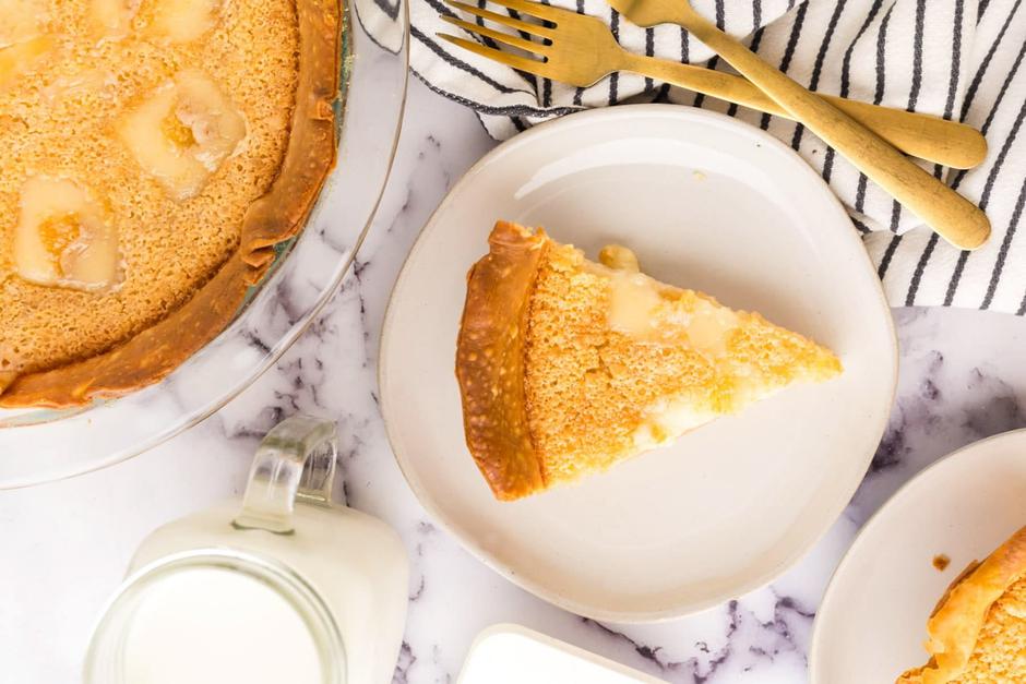 sugar cream pie | Author: Connie Mouton Anderson/Pinterest