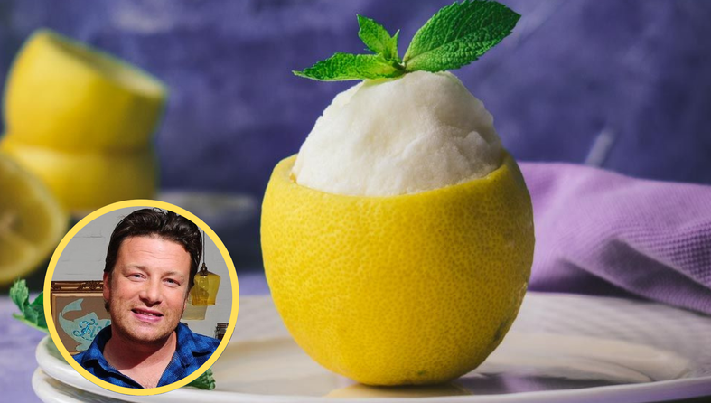 sorbet od limuna, jamie oliver
