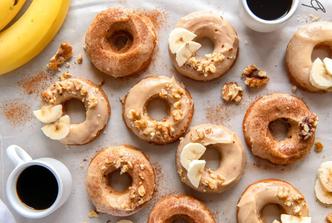 banana bread donuts