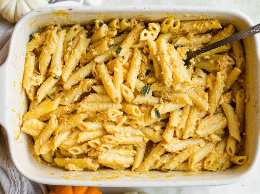 pumpkin feta pasta