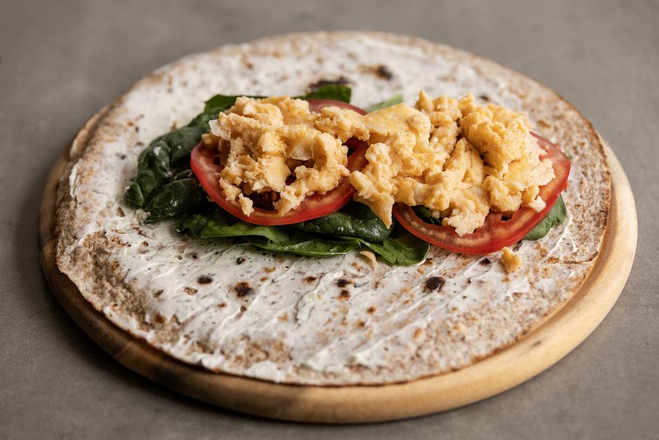 Delicious,Tortilla,Wrap,Stuffed,With,Fluffy,Scrambled,Eggs,Cream,Cheese | Author: Shutterstock