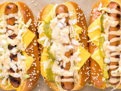 big mac hot dog
