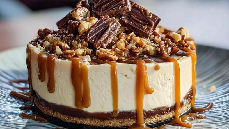snickers cheesecake