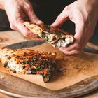 grilana pizza s gljivama