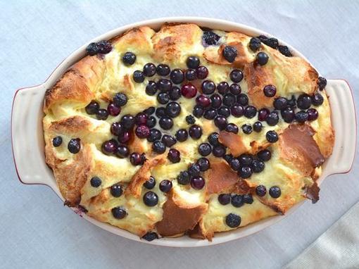 zapečena pinca s borovnicama