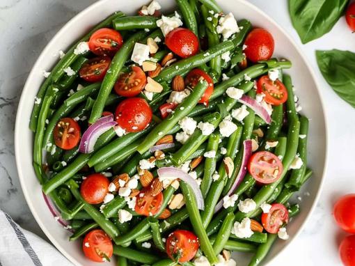 salata od mahuna i cherry rajčica