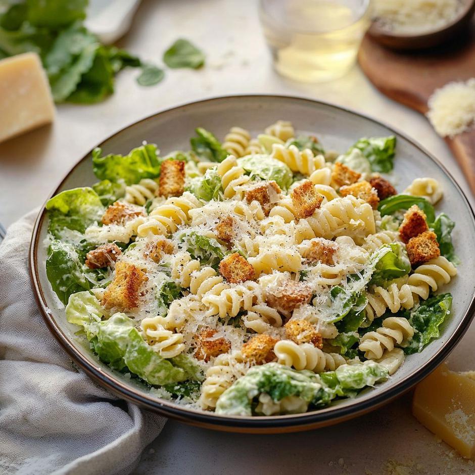 cezar salata s brokulom i tjesteninom | Author: Emillie Recipes/Pinterest