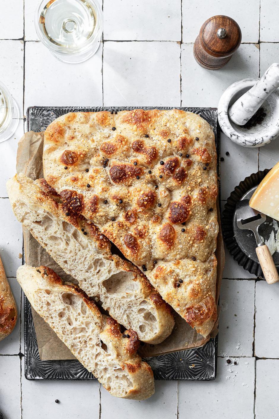 Cacio e pepe focaccia | Author: Linda Fioralba/Pinterest