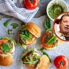 caprese pileći burgeri, jamie oliver