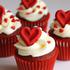 cupcakes za Valentinovo