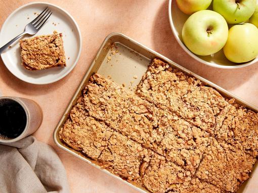 kocke od jabuka i zobenih pahuljica