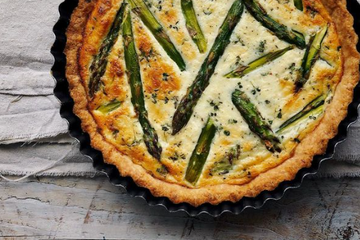 quiche sa šparogama