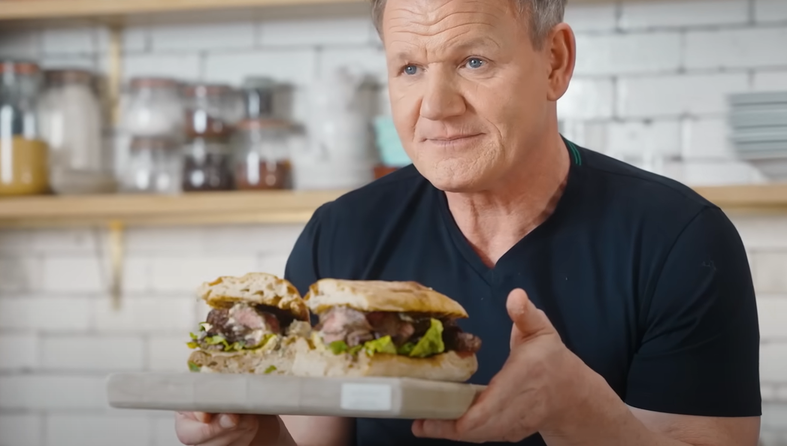 gordon ramsay, sendvič od steaka