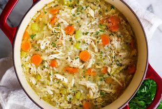 pileća juha s rižom