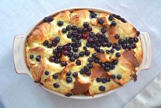 zapečena pinca s borovnicama