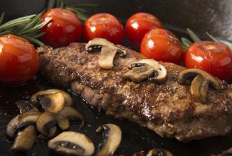 Goveđa ruža s gljivama