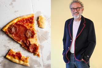 massimo bottura, pizza