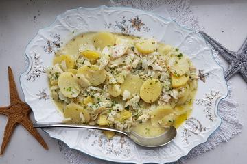 Bakalar na bijelo s krumpirom