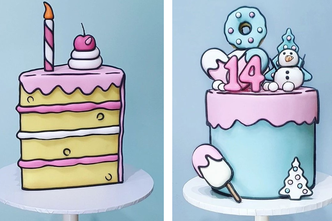 Cartoon cakes