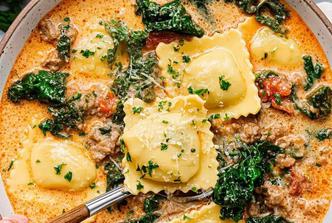 Okrijepi se kremastom ravioli juhom