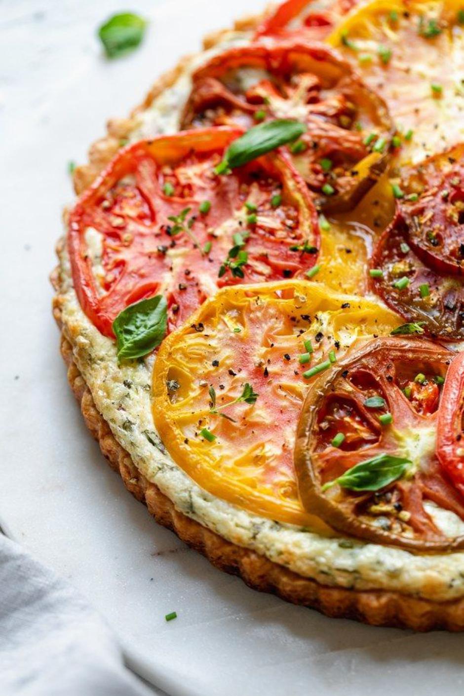 tart od rajčica | Author: Spices in My DNA/Pinterest