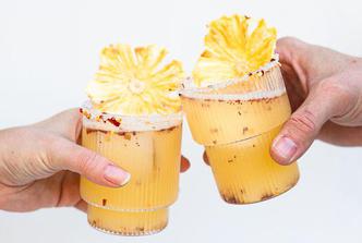 pineapple margarita, margarita s ananasom