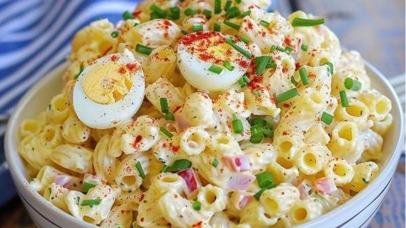 Brza i jednostavna salata od tjestenine i kuhanih jaja