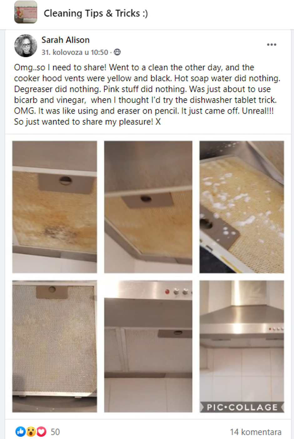  | Author: Screenshot: Facebook/ Sarah Alison/Cleaning Tips & Tricks