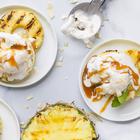 grilani ananas sa sladoledom