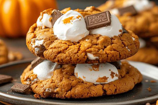 Keksi s marshmallowsima i bundevom... Kombinacija koju stvarno želiš probati