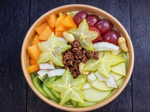 ježev prolaz, voća salata