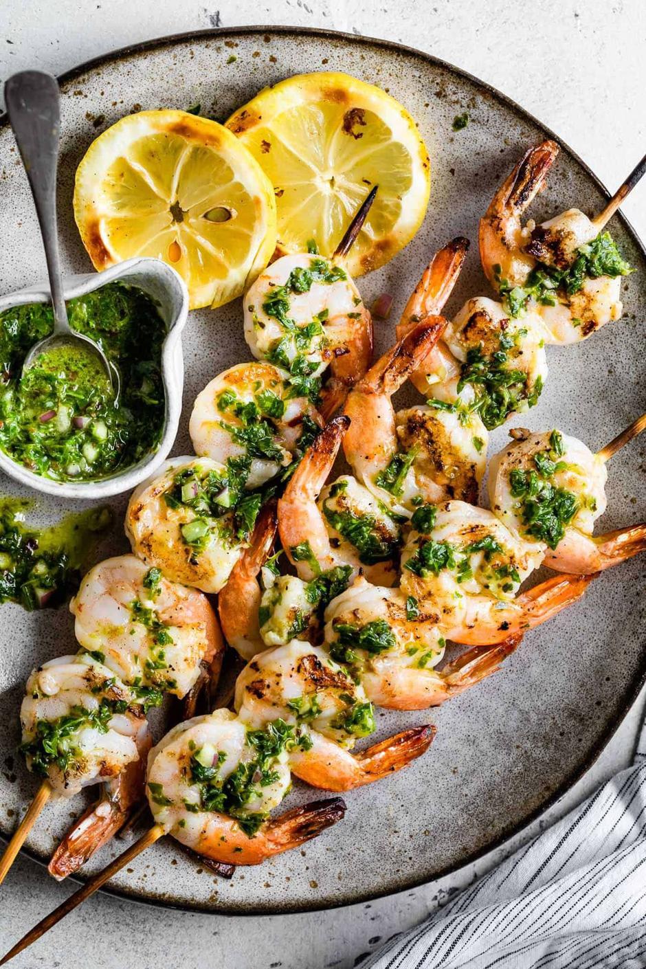 ražnjići s kozicama | Author: snixykitchen.com/Pinterest