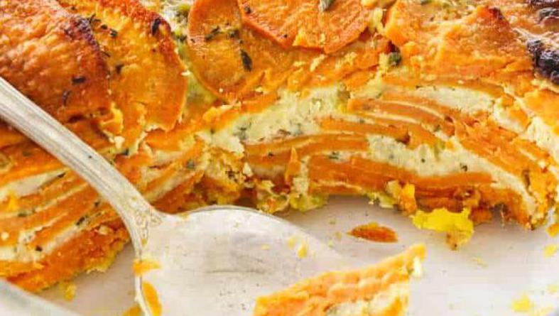 složenac od krumpira i batata