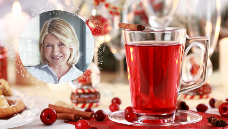 martha stewart, božićni punč