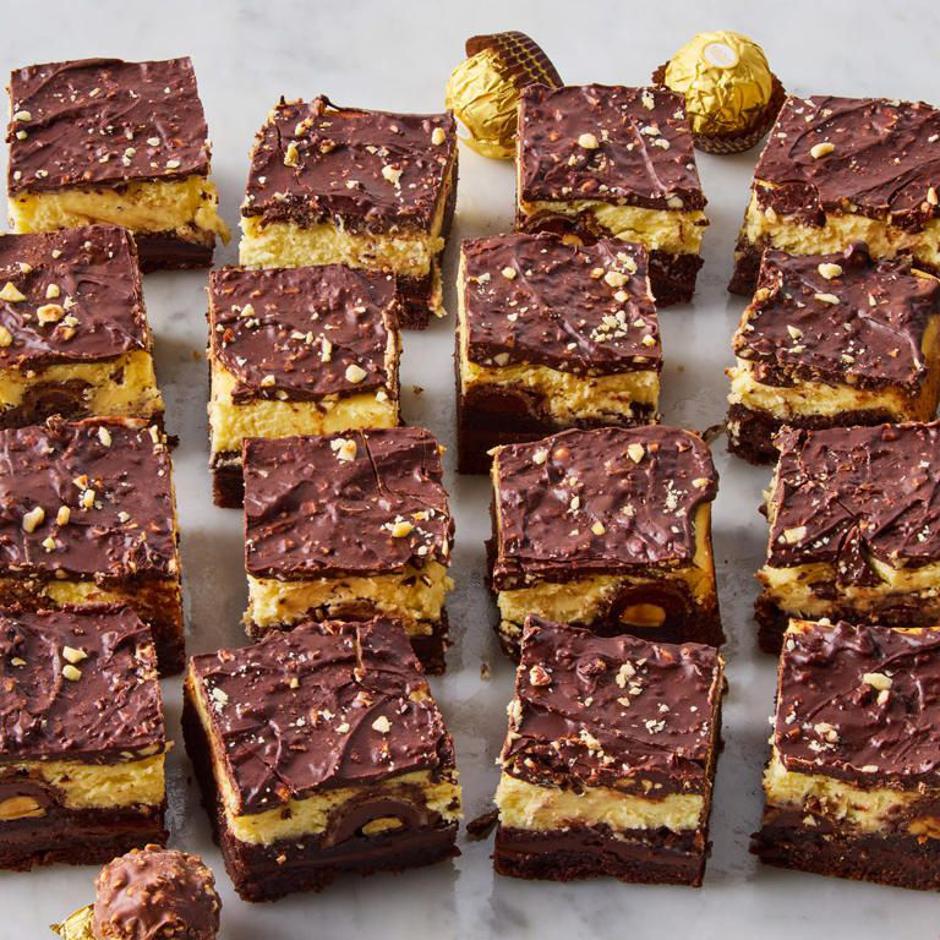 ferrero rocher cheesecake pločice | Author: Cely D./Pinterest
