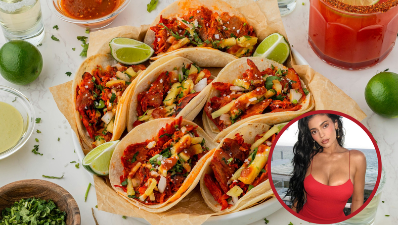 kylie jenner, tacos