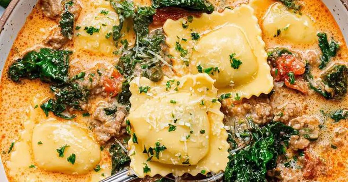 Okrijepi se kremastom ravioli juhom
