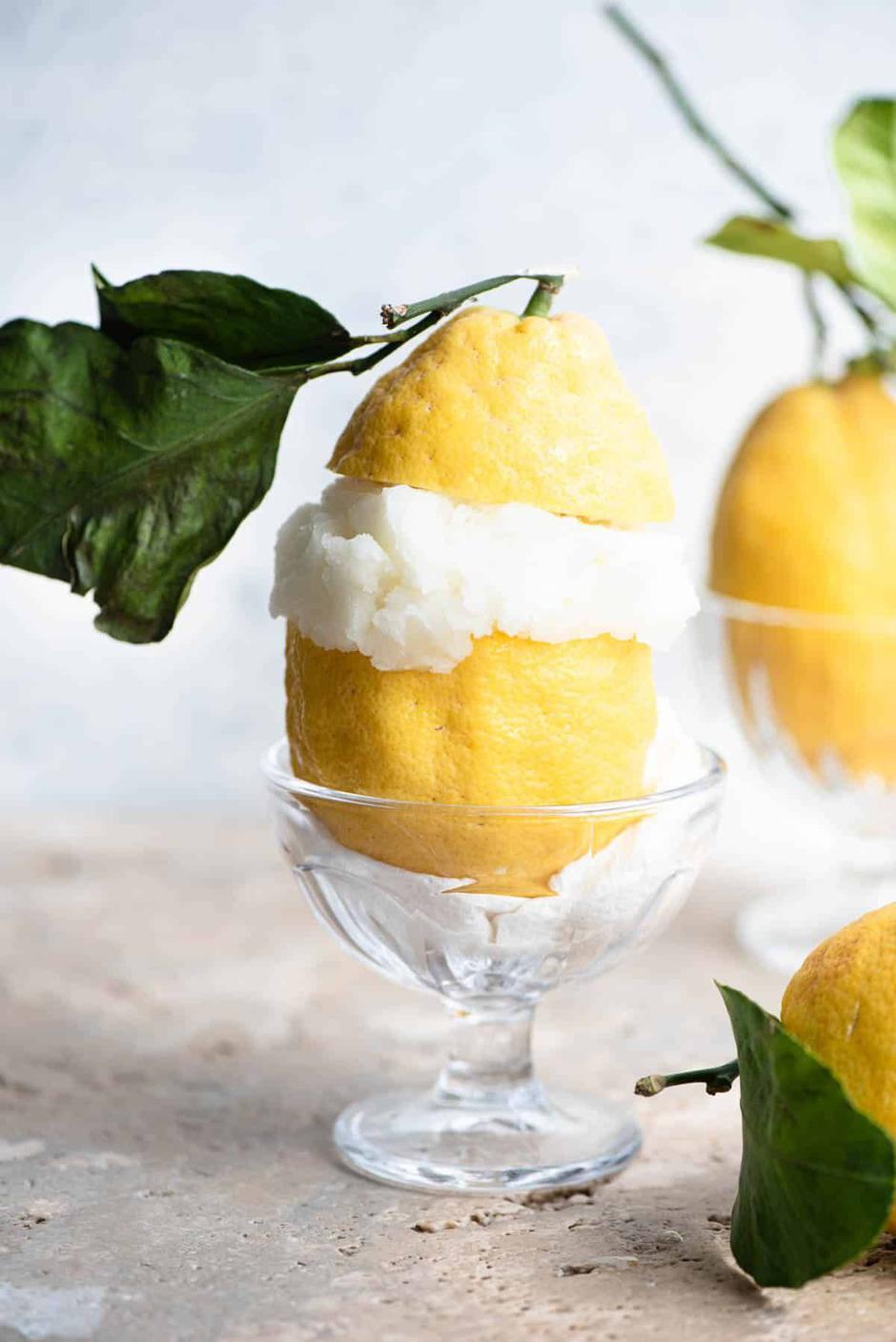 sorbet od limuna | Author: Inside the rustic kitchen/Pinterest
