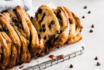 pull apart kruh s komadićima čokolade