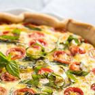 caprese quiche