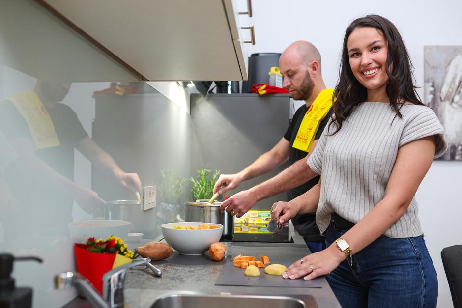 Miss7 Zagreb: Gabriela Vukić priprema ručak sa suprugom | Author: Goran Stanzl/PIXSELL