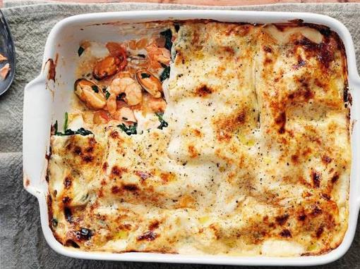 lazanje s plodovima mora