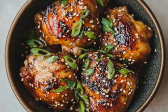 pileći zabatci s misom i javorovim sirupom