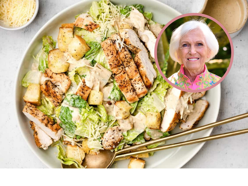 mary berry, topla salata od piletine